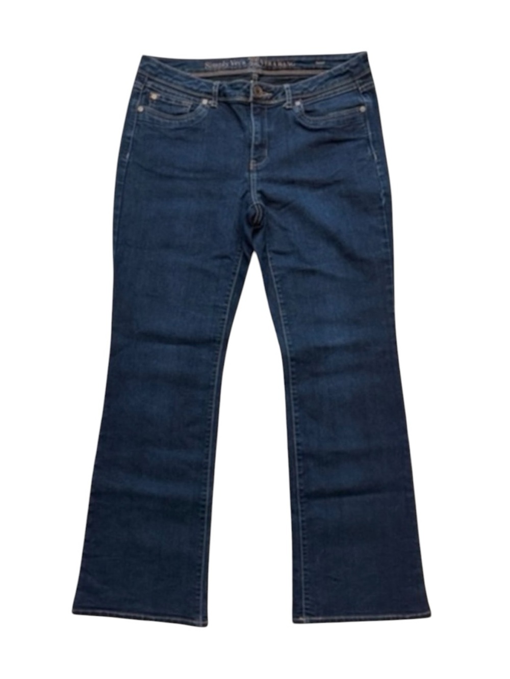 Vera Wang Boot Cut Jeans Women’s Size 10 Dark Wash Stretch Denim Low Rise